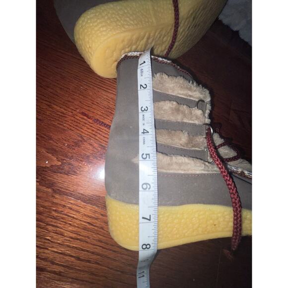 Snowland Vintage Lace Up Wedge Faux Fur Snow Ski Boots Size 7 - Picture 9 of 9
